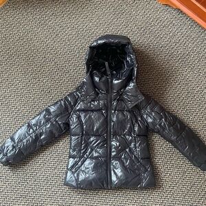 Kids Black Puffer Jacket